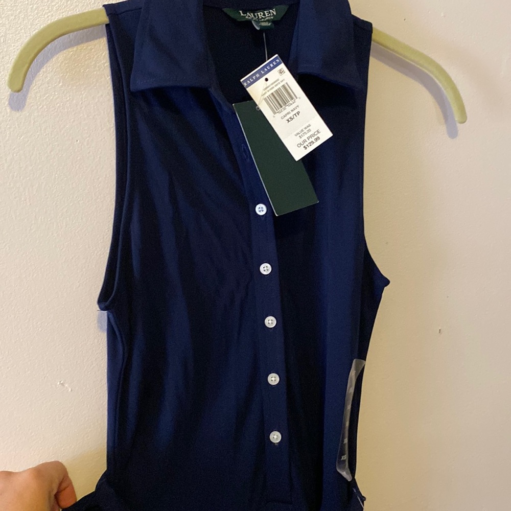 Ralph Lauren navy blue jumpsuit